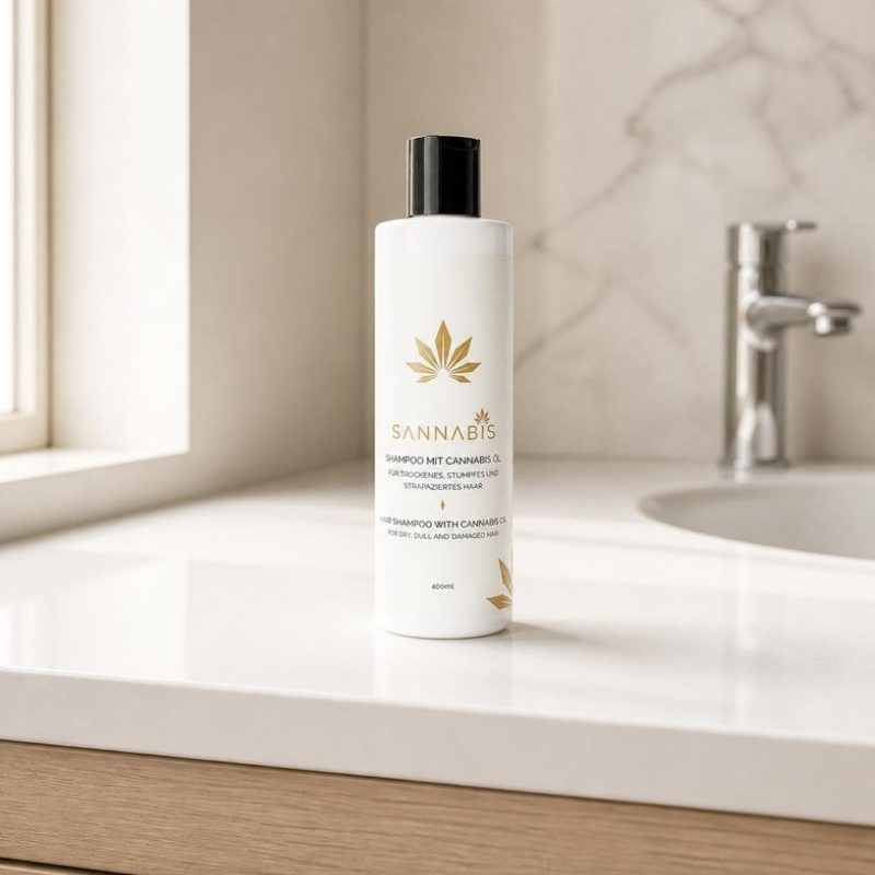 Sannabis Shampoo mit Cannabis Öl